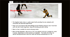 Desktop Screenshot of houghtoncountyarena.com